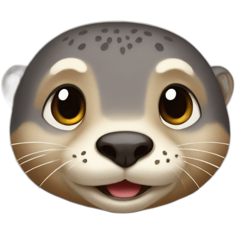 Loutre sur caca emoji