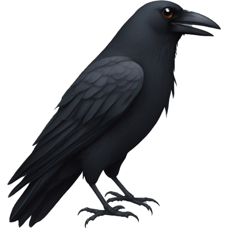 a crow emoji