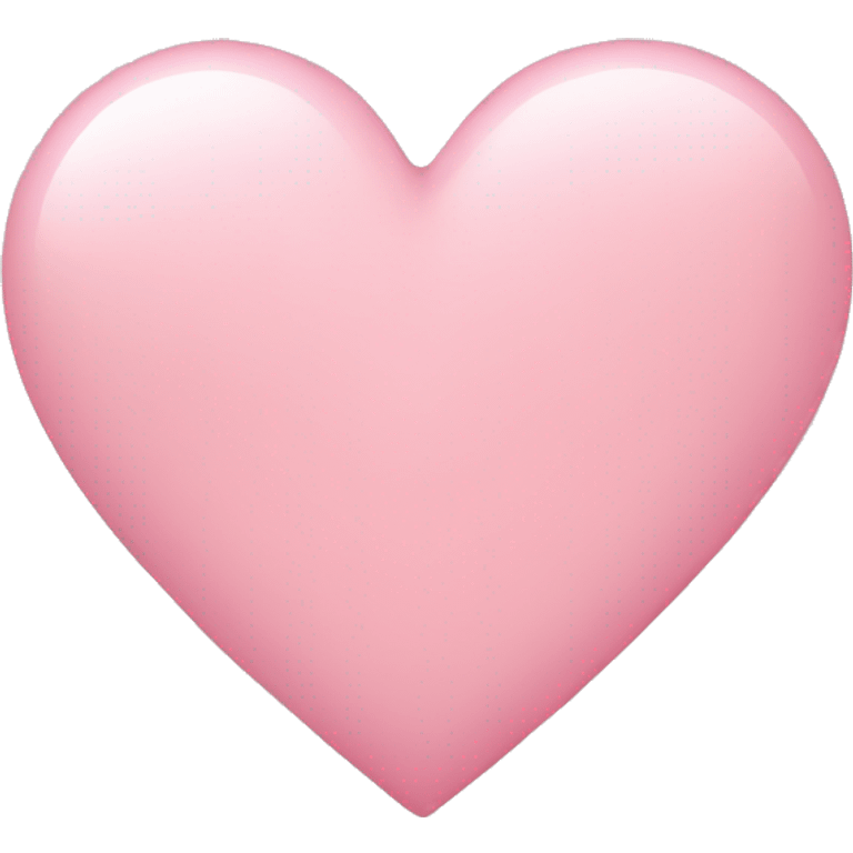 Light pink heart  emoji