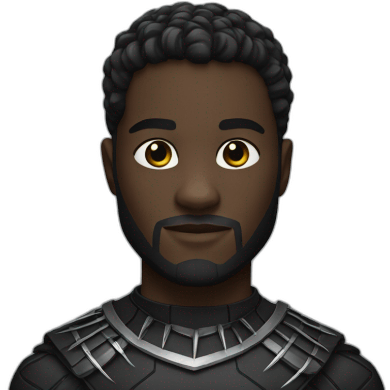 black panther emoji