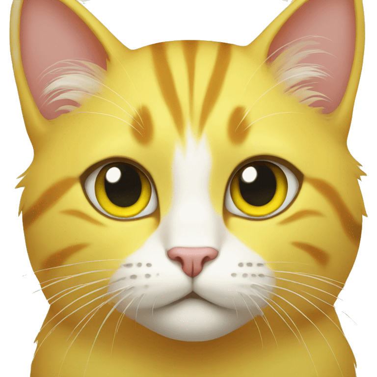 electric yellow cat emoji