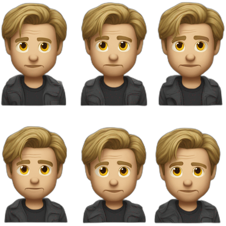 brad pitt Mickey O'Neil emoji