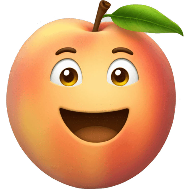 Big peach  emoji