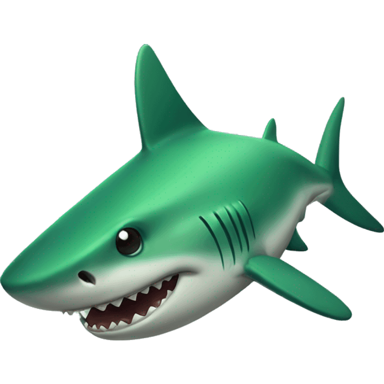 green shark  emoji