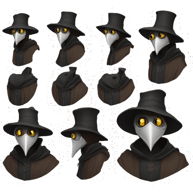 Plague doctors emoji