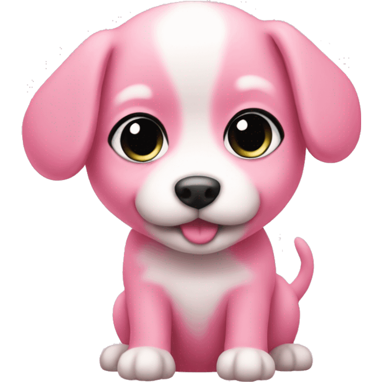 pink puppy cute emoji