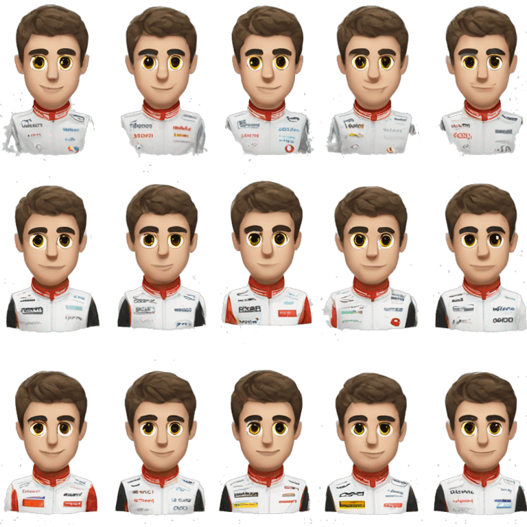 Charles Leclerc formula 1 driver  emoji