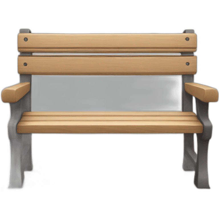 bench with test on it emoji