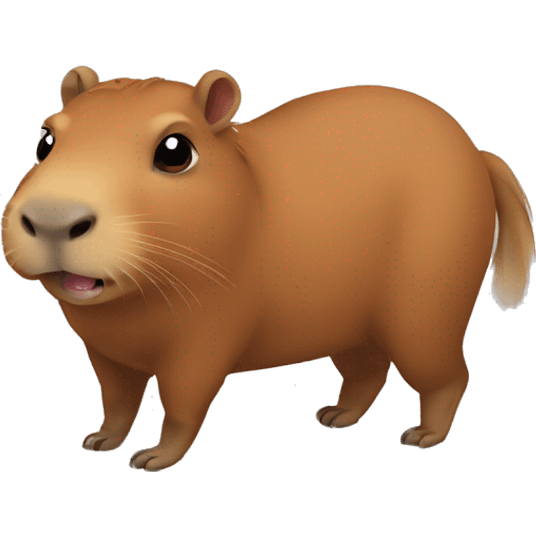 Cute capybara  emoji