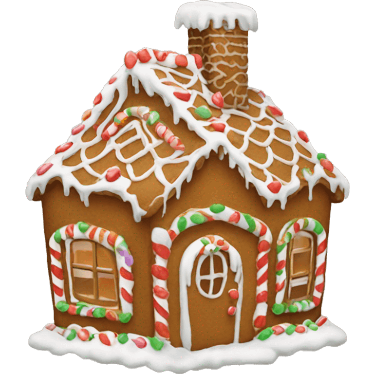 gingerbread house emoji