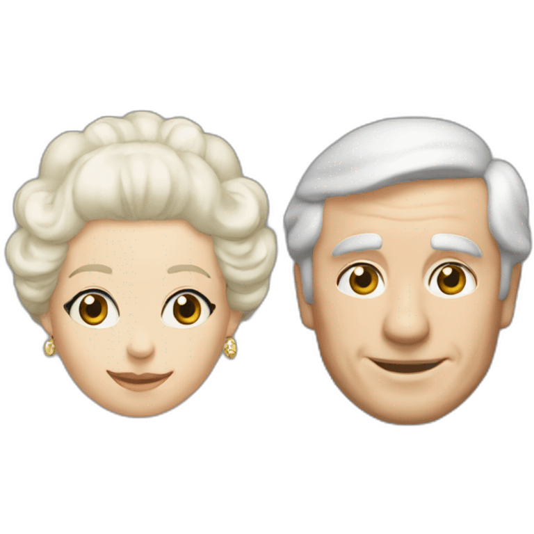 Charles III and Camilla emoji