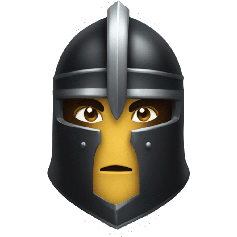 A buff black knight full helm emoji