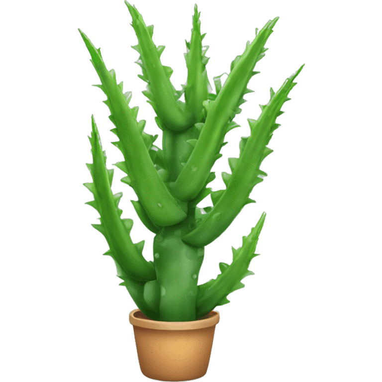 Aloe vera plant emoji