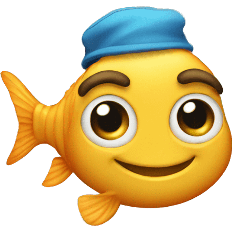 fish is making a thumb up emoji