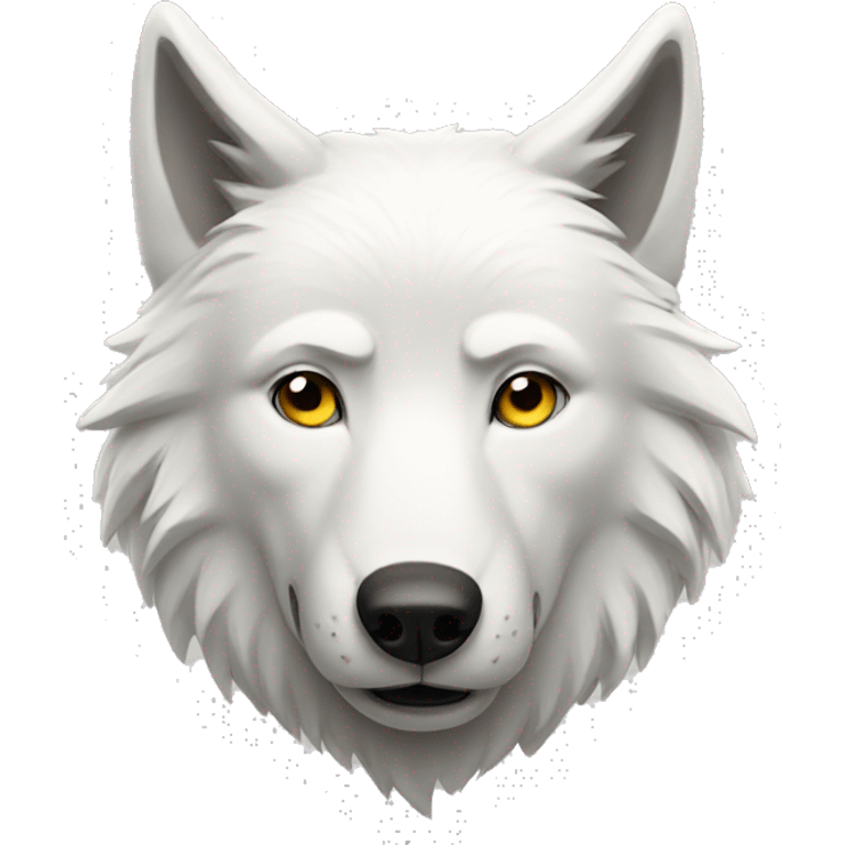 white wolf emoji