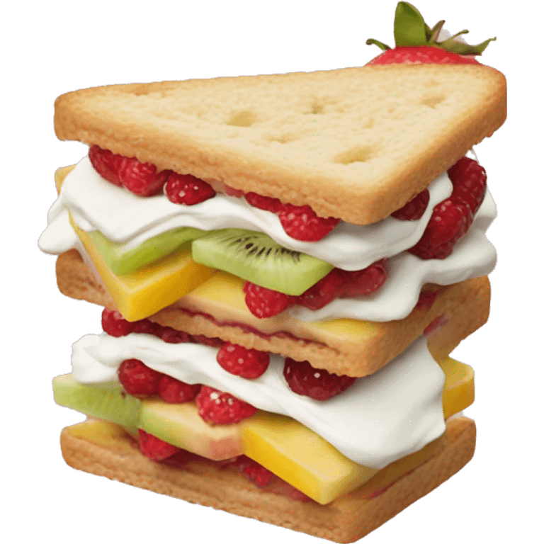 Fruit & Cream Sandwich emoji