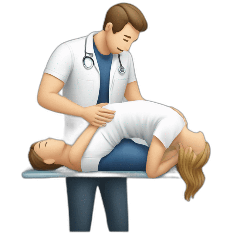 Chiropractic adjustment emoji