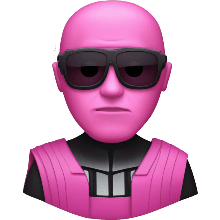 darth vader in pink suit and glasses with svaroski emoji