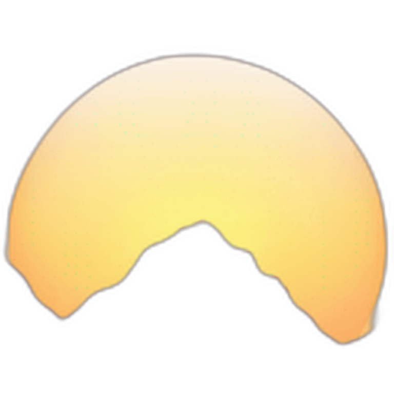 three mountain heads and sunset emoji