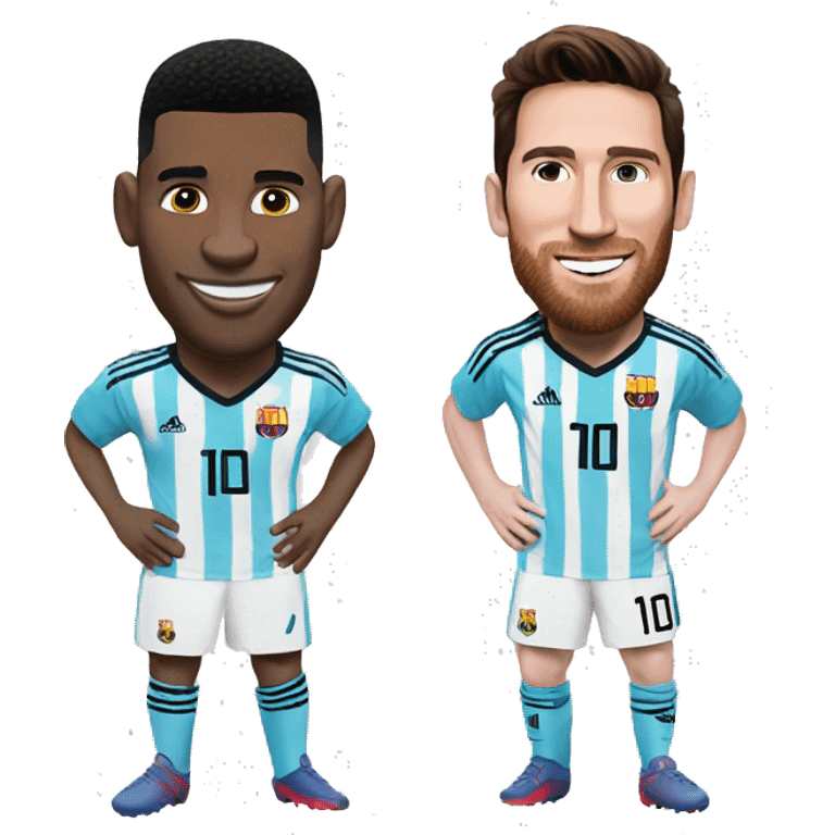 Cristiano and Messi emoji