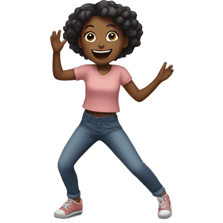 girl dancing song emoji