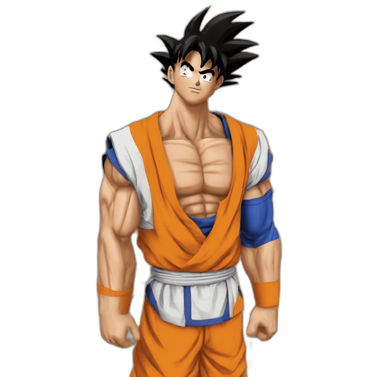 does goku clean those nuts? emoji