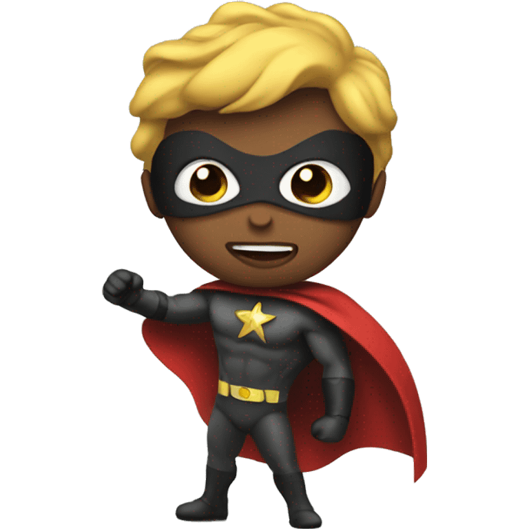 superhero leviating emoji