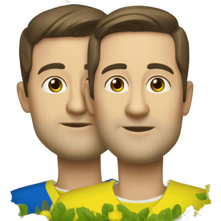 zelenskiy and flug ukraine emoji