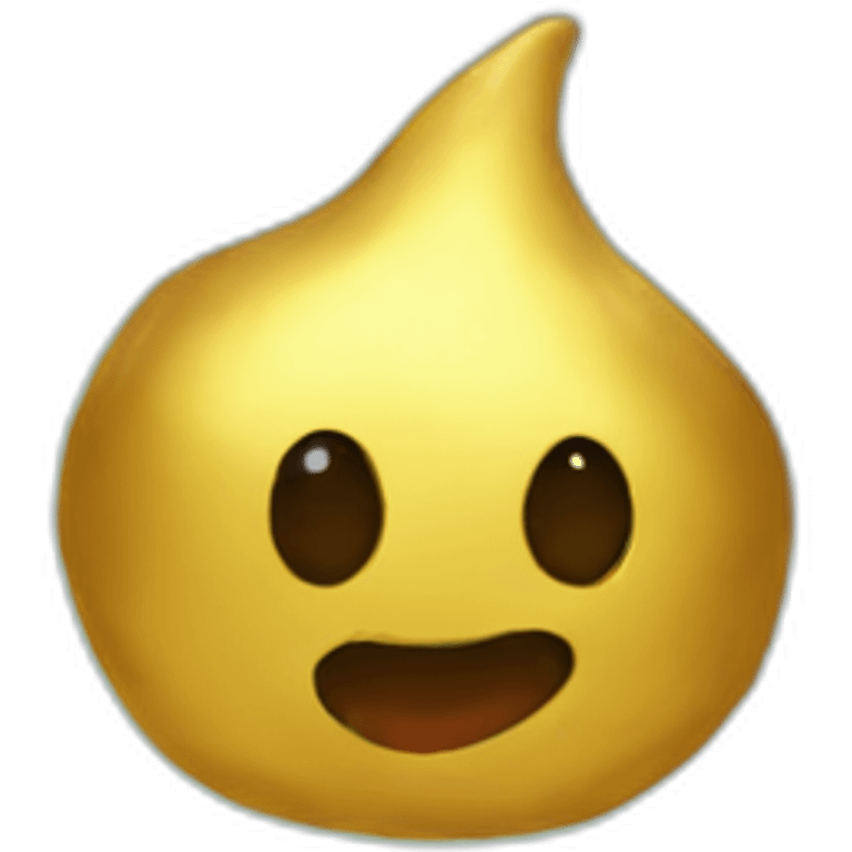 Gold poo with gems emoji