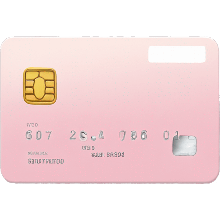 pastel pink credit card emoji