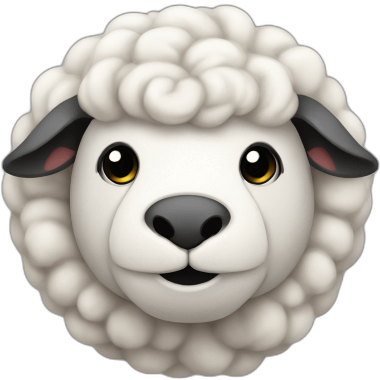 Cute sheep turbocharger emoji