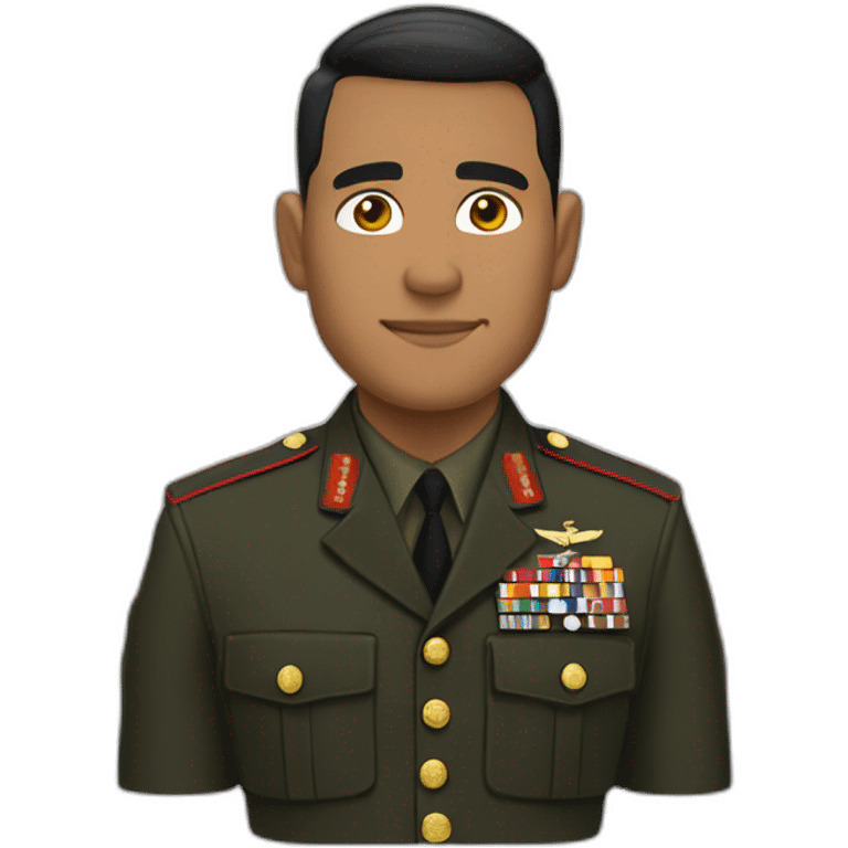 Marine corps dress blues Hispanic man emoji