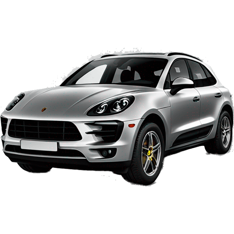 Porsche Macan black emoji