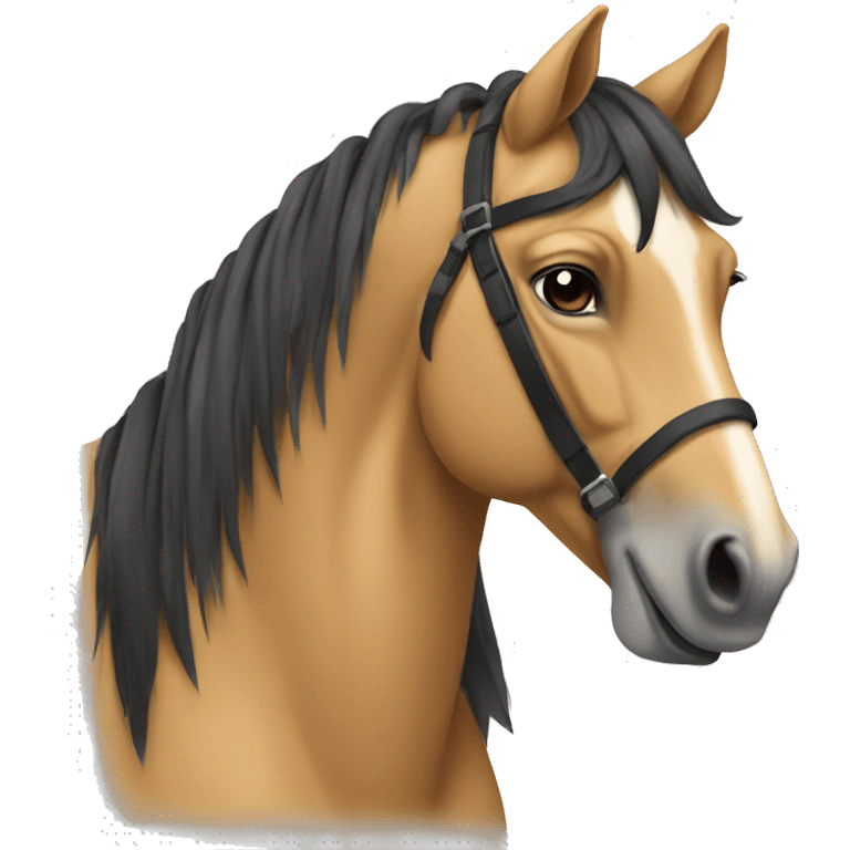 Buckskin horse emoji