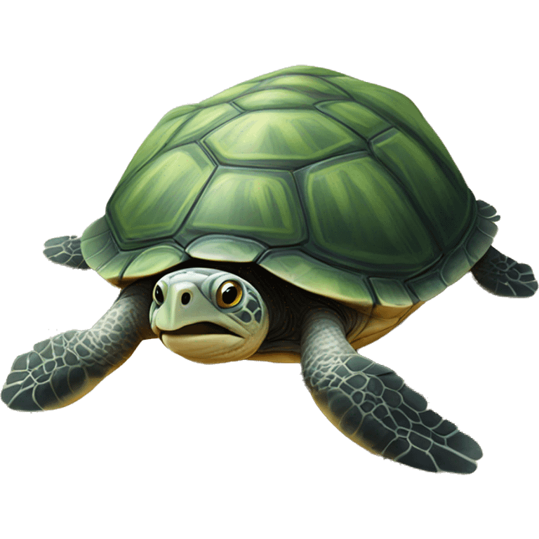 turtle on a beach emoji