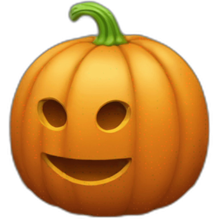 pumpkin and field emoji