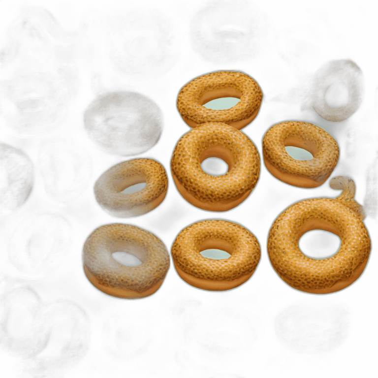 Snake skin donuts emoji