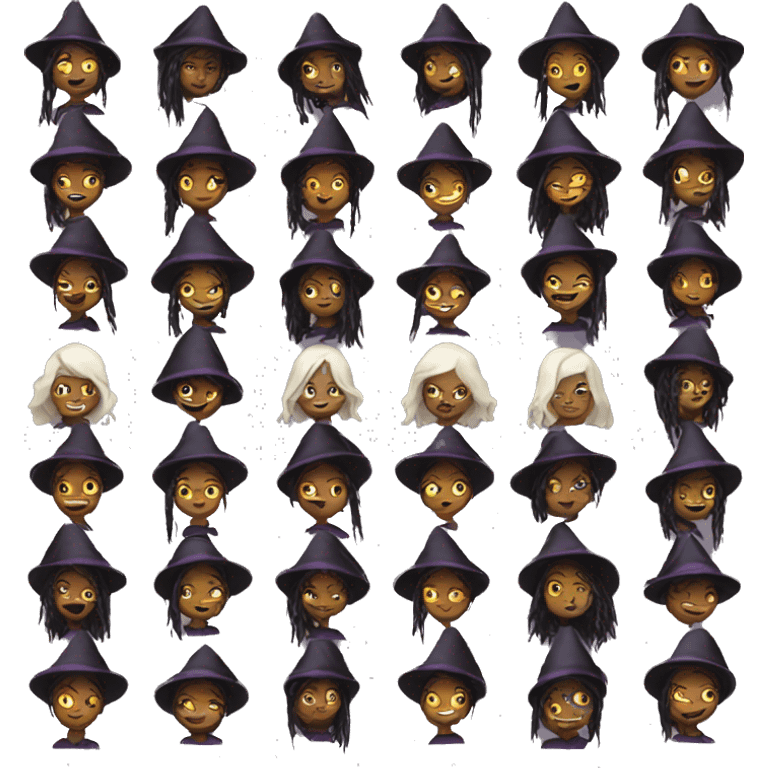 Witchy emojis emoji