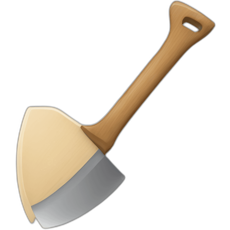 axe pick cartoon emoji