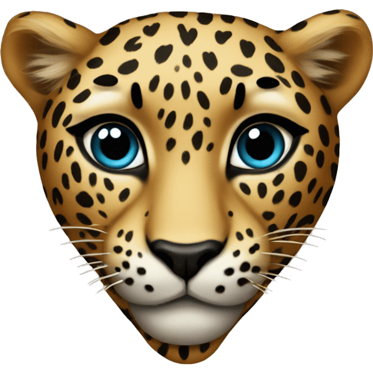 leopard heart emoji