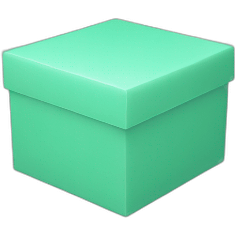 3d box mint emoji