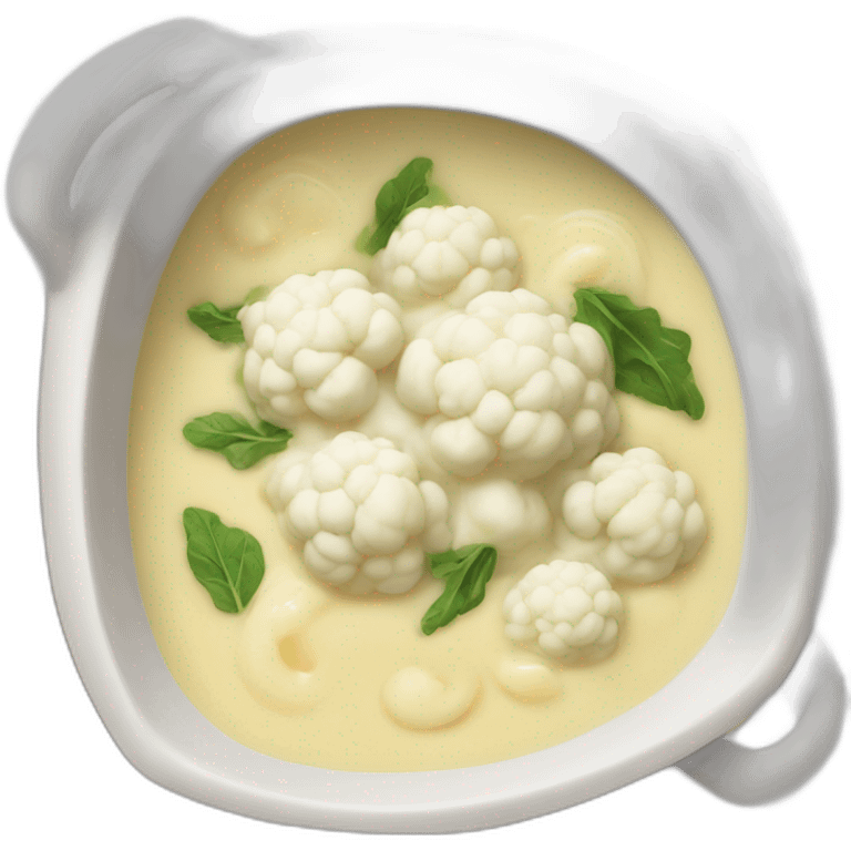 Tasty cauliflower soup emoji