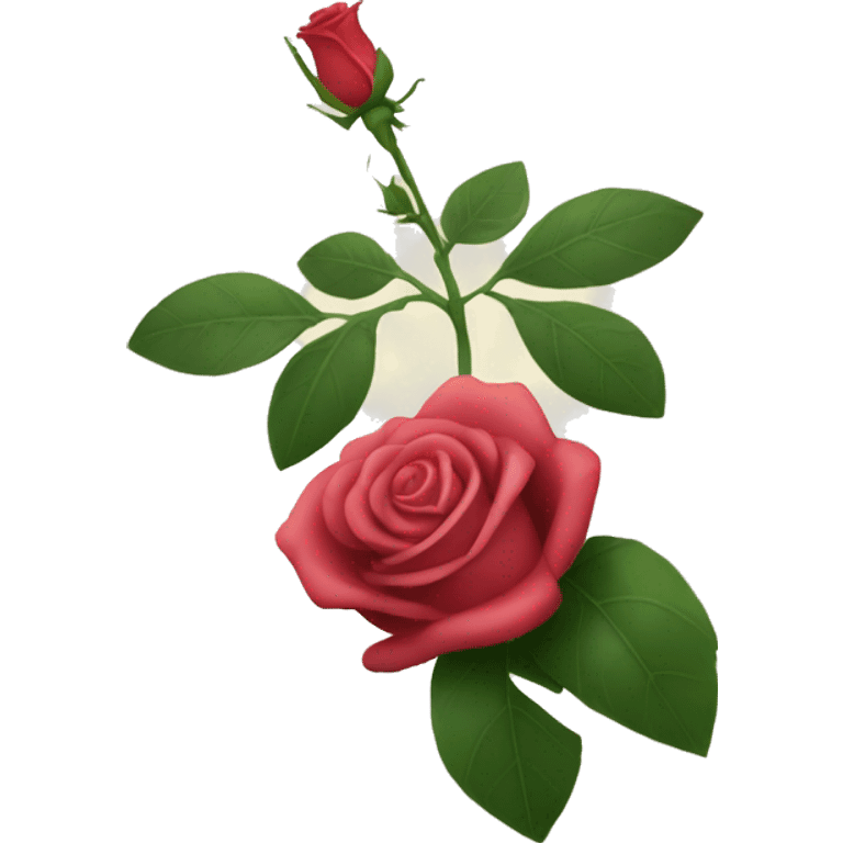 a rose vibrating  emoji