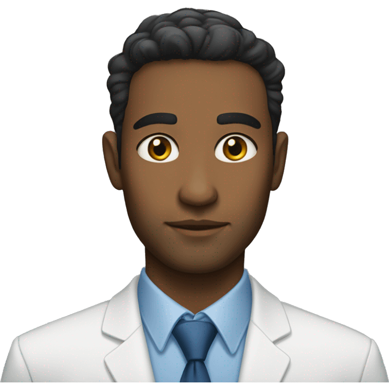 Ethnically ambiguous professional 30 year old emoji