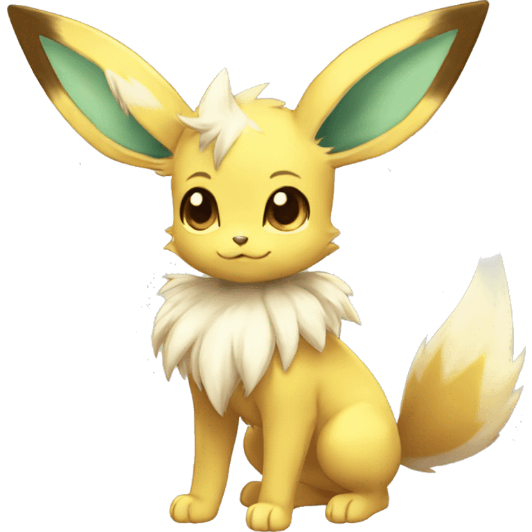 Shiny Kawaii Eeveelution-Cute-Pokémon-fusion full body emoji