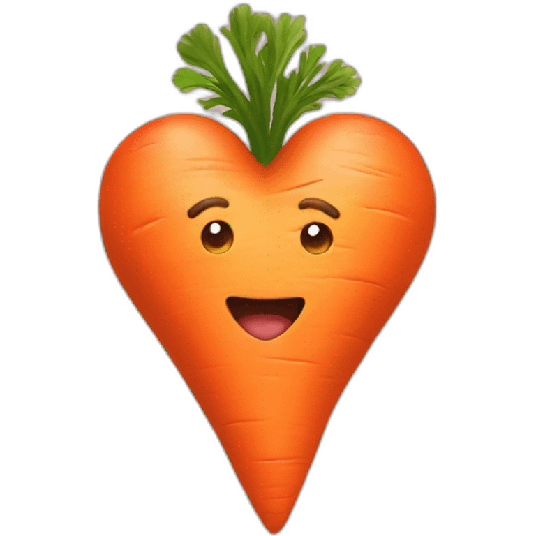 carrot heart emoji