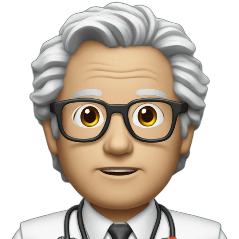 Dr brown from back to the future emoji