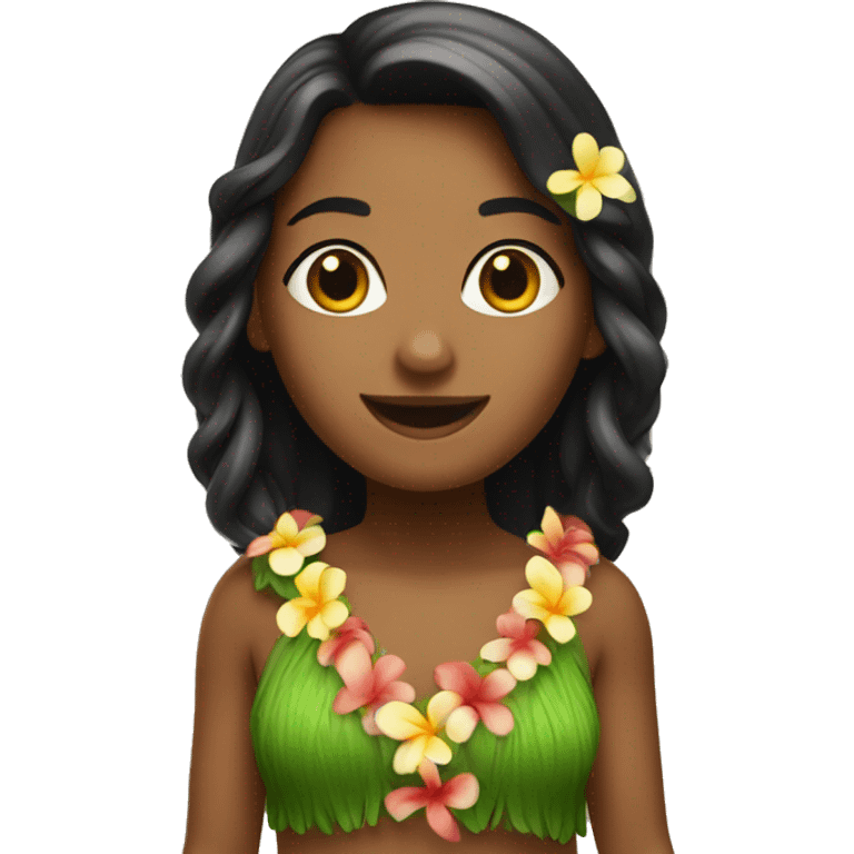 hula girl emoji