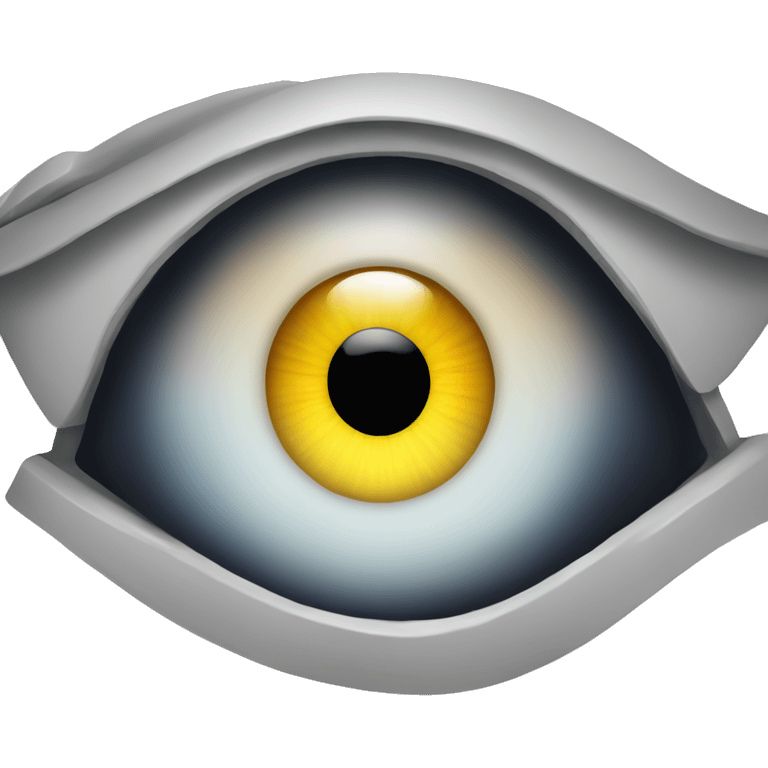 futurisic eye. symbolize computer vision emoji