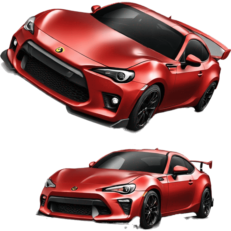 gt86 widebody in red emoji